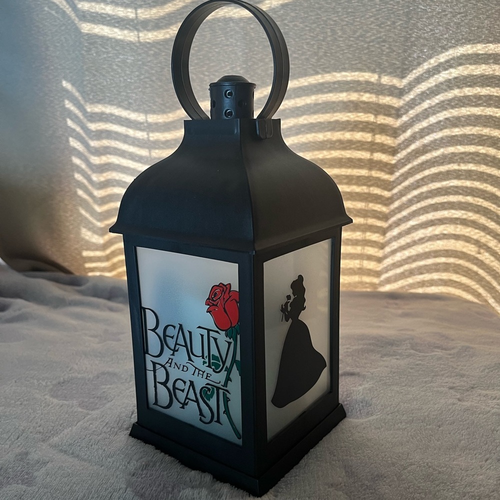 Disney Beauty and the Beast light up lantern.